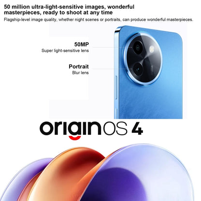 vivo Y200t, Dual Back Cameras, 8GB+128GB, Face ID Screen Fingerprint Identification, 6.72 inch Android 14.0 OriginOS 4 Snapdragon 6 Gen 1 Octa Core 2.2GHz, OTG, Network: 5G, Support Google Play (Blue) - vivo by vivo | Online Shopping South Africa | PMC Jewellery | Buy Now Pay Later Mobicred