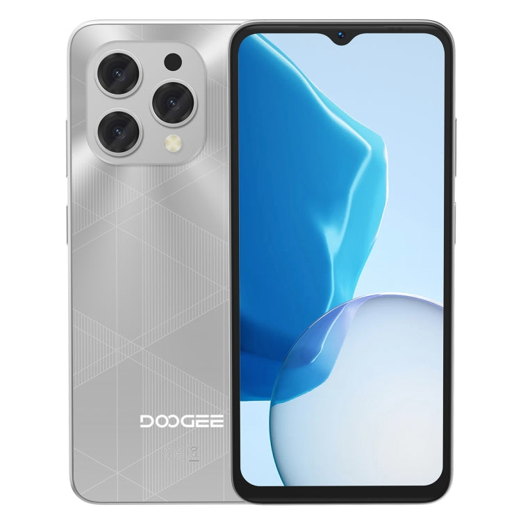 [HK Warehouse] DOOGEE N55 Plus, 8GB+128GB, 6.56 inch Android 14 Spreadtrum T606 Octa Core, Network: 4G, OTG (Silver) - DOOGEE by DOOGEE | Online Shopping South Africa | PMC Jewellery | Buy Now Pay Later Mobicred