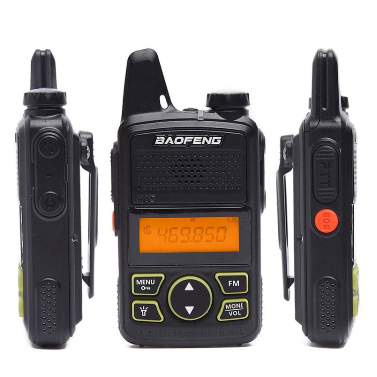 BaoFeng BF-T1 Single Band Radio Handheld Walkie Talkie, US Plug - Handheld Walkie Talkie by BAOFENG | Online Shopping South Africa | PMC Jewellery | Buy Now Pay Later Mobicred