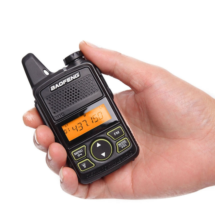 BaoFeng BF-T1 Single Band Radio Handheld Walkie Talkie, US Plug - free shipping - PMC TechLife - Order now!