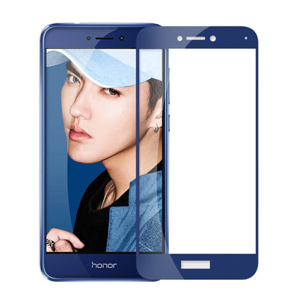 MOFI Huawei Honor 8 Youth Editon 0.3mm 9H Hardness 2.5D Explosion-proof Full Screen Tempered Glass Screen Film(Blue) - Honor Tempered Glass by MOFI | Online Shopping South Africa | PMC Jewellery | Buy Now Pay Later Mobicred