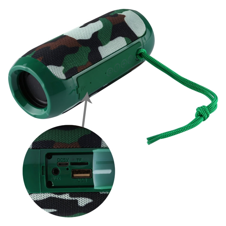 T&G TG117 Portable Bluetooth Stereo Speaker, with Built-in MIC, Support Hands-free Calls & TF Card & AUX IN & FM, Bluetooth Distance: 10m(Green) - Desktop Speaker by T&G | Online Shopping South Africa | PMC Jewellery | Buy Now Pay Later Mobicred