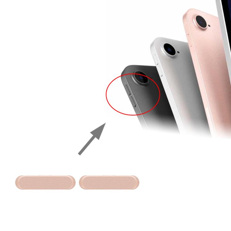 For iPad mini 6 2021 Volume Control Button (Gold) - free shipping - PMC TechLife - Order now!
