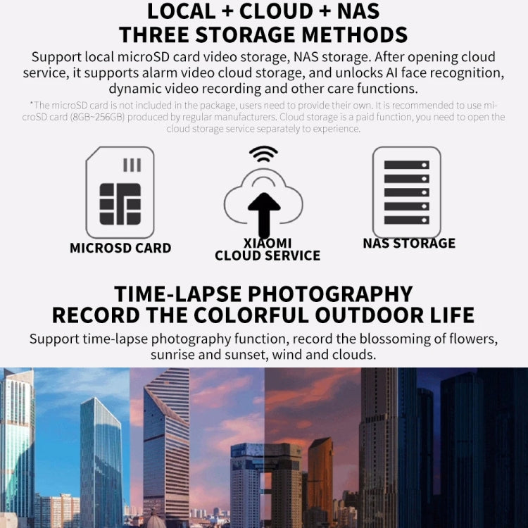 Original Xiaomi CW700S Outdoor Camera 4MP Full Color Night Vision WiFi Camera, US Plug - Wireless Camera by Xiaomi | Online Shopping South Africa | PMC TechLife | Buy Now Pay Later Mobicred