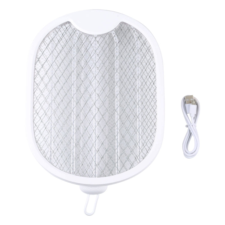 Multifunctional Rotating Folding Electric Mosquito Swatter (White) - Fly Swatter by PMC Jewellery | Online Shopping South Africa | PMC Jewellery | Buy Now Pay Later Mobicred