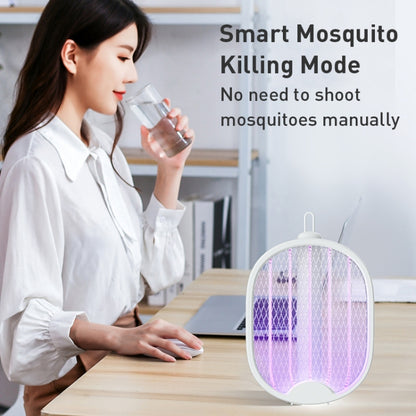 Multifunctional Rotating Folding Electric Mosquito Swatter (White) - Fly Swatter by PMC Jewellery | Online Shopping South Africa | PMC Jewellery | Buy Now Pay Later Mobicred