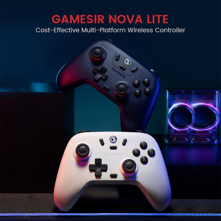 GameSir Nova Lite PC T4N Lite Bluetooth Wireless Gamepad Game Controller for Nintendo Switch (White) - free shipping - PMC Jewellery - Order now!