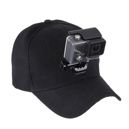Outdoor Sun Hat Topi Baseball Cap with Camera Stand Holder Mount for GoPro & SJCAM & Xiaomi Xiaoyi Sport Action Camera -  by PMC Jewellery | Online Shopping South Africa | PMC Jewellery | Buy Now Pay Later Mobicred