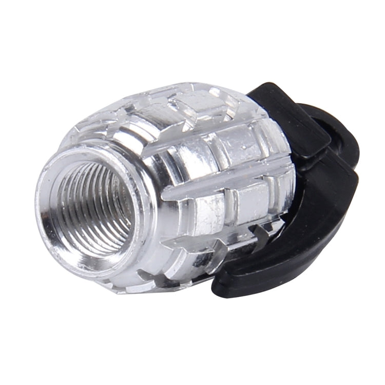 4 PCS Universal Car Tire Valve Caps(Silver) - Tire Valve Caps by PMC TechLife | Online Shopping South Africa | PMC TechLife | Buy Now Pay Later Mobicred