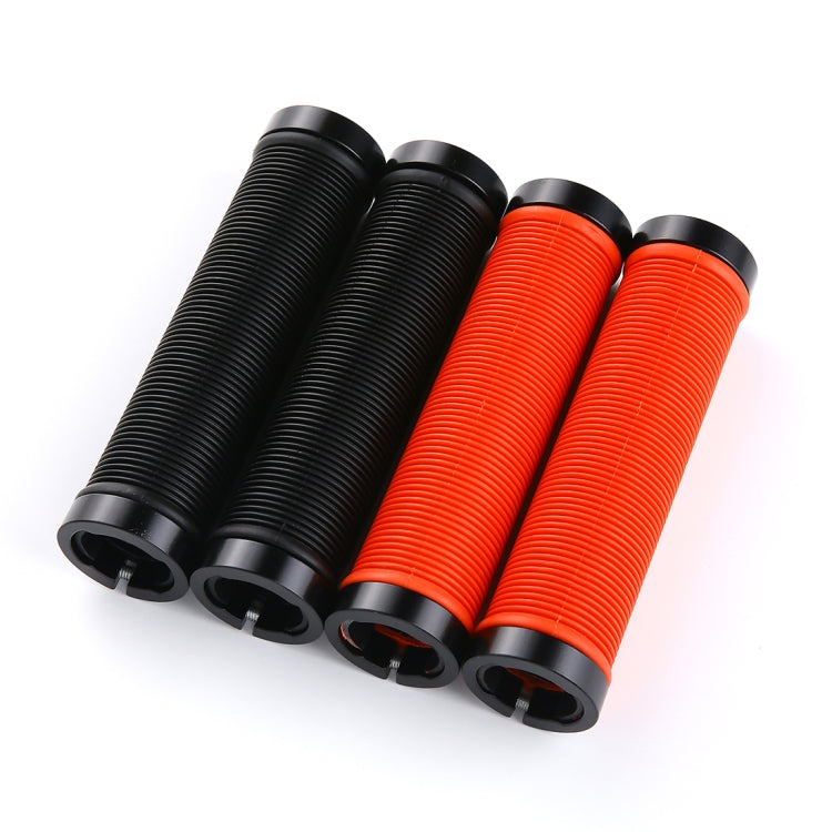 1 Pair AG15 Bicycle MTB Bike Lock-on Rubber Handlebar Grips(Black) - Bicycle Grips by PMC TechLife | Online Shopping South Africa | PMC TechLife | Buy Now Pay Later Mobicred