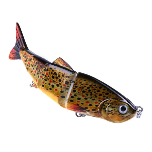 HENGJIA JM022-X 12cm 16.8g Multi-section Plastic Hard Baits Artificial Fishing Lures with Treble Hook, Random Color Delivery - Fishing Lures by HENGJIA | Online Shopping South Africa | PMC Jewellery | Buy Now Pay Later Mobicred