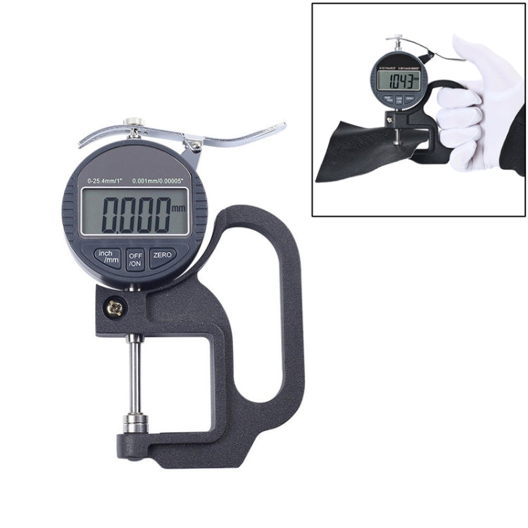 0-25mm Range 30mm Probe Digital Display Micrometer Thickness Gauge - Coating Thickness Gauge by PMC TechLife | Online Shopping South Africa | PMC TechLife | Buy Now Pay Later Mobicred