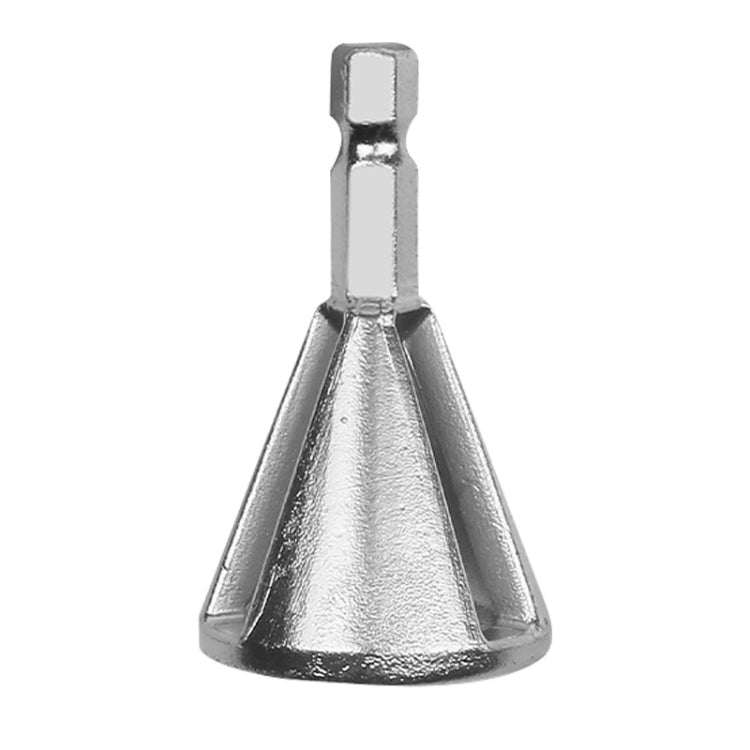 Chamfer Stainless Steel Deburring External Chamfer Tool Triangle Handle Six-slot Chamfer(Silver) - free shipping - PMc TechLife - Order now!