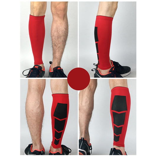 2 PCS Sports High Elastic Outdoors Climbing Basketball Knee Support Guards, Size: L (Red) - Sports Safety by PMC Jewellery | Online Shopping South Africa | PMC Jewellery | Buy Now Pay Later Mobicred