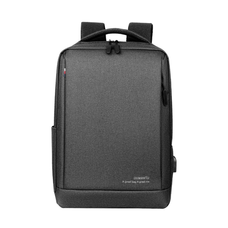 OUMANTU 9003 Business Laptop Bag Oxford Cloth Large Capacity Backpack with External USB Port(Grey) - Backpacks by OUMANTU | Online Shopping South Africa | PMC Jewellery