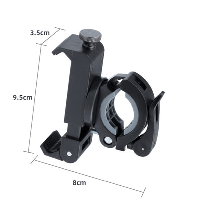 Rotatable PVC Motorcycle Bicycle Handlebar Mount Mobile Phone Holder (Black) - Holders by PMC Jewellery | Online Shopping South Africa | PMC Jewellery | Buy Now Pay Later Mobicred