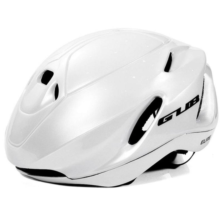 GUB Elite Unisex Adjustable Bicycle Riding Helmet, Size: L(Pearl White) - Protective Helmet & Masks by GUB | Online Shopping South Africa | PMC Jewellery | Buy Now Pay Later Mobicred