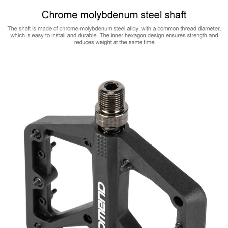 PROMEND PD-M42 1 Pair Mountain Bicycle Nylon High-speed Bearing Pedals(Orange) - free shipping - PMc TechLife - Order now!