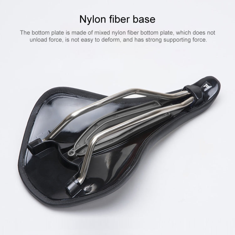 PROMEND SD-576 Nylon Fiber Triathlon Bicycle Saddle (Black) - free shipping - PMc TechLife - Order now!