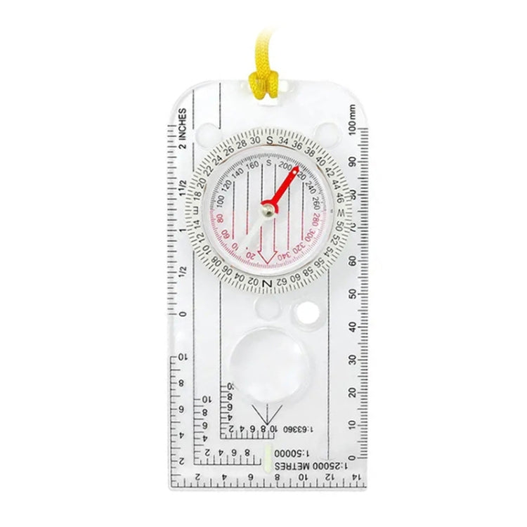 Nisa DC40-3A Outdoor Transparent Compass Map Scale - Hiking Meter by PMC TechLife | Online Shopping South Africa | PMC TechLife | Buy Now Pay Later Mobicred