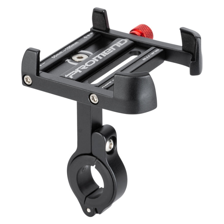 PROMEND SJJ-275 Bicycle Aluminum Alloy Phone Holder for Handlebar (Black) - Holders by PROMEND | Online Shopping South Africa | PMC TechLife | Buy Now Pay Later Mobicred