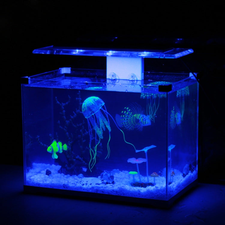 Aquarium Articles Decoration Silicone Simulation Fluorescent Sucker Jellyfish, Size: 5*17cm(Purple) - free shipping - PMc TechLife - Order now!