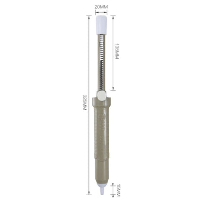 BEST-108 Aluminum metal suction pump(Grey) - Desoldering Pump by BEST | Online Shopping South Africa | PMC Jewellery | Buy Now Pay Later Mobicred