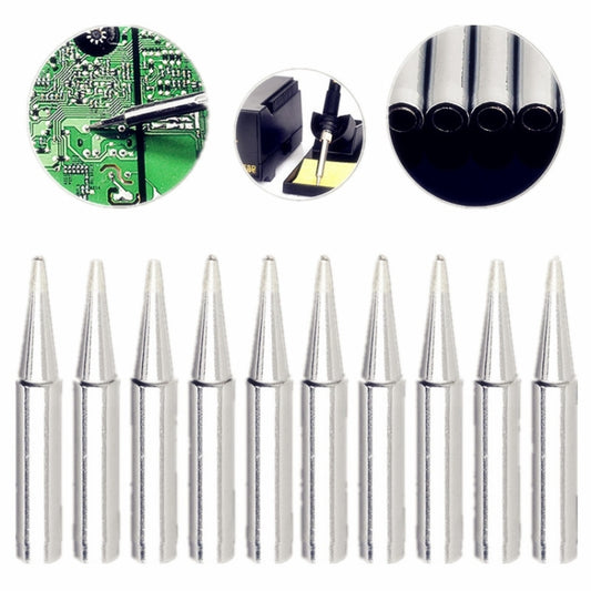 10 PCS 900M-T-B Pointed End Lead-free Electric Welding Soldering Iron Tips - Soldering Iron Tip by PMC Jewellery | Online Shopping South Africa | PMC Jewellery | Buy Now Pay Later Mobicred