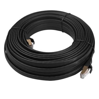 CAT8-2 Double Shielded CAT8 Flat Network LAN Cable, Length: 15m - Lan Cable and Tools by PMC Jewellery | Online Shopping South Africa | PMC Jewellery | Buy Now Pay Later Mobicred