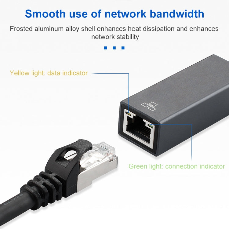 USB 3.0 AM to RJ45 Gigabit Adapter Cable, Length: 20cm - free shipping - PMC Jewellery - Order now!