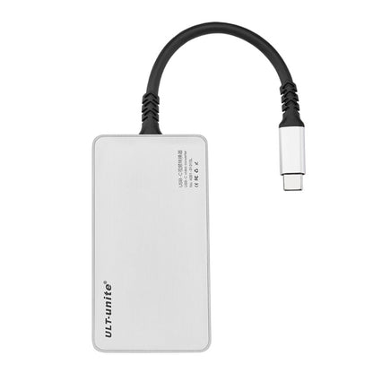 ULT-unite 5 in 1 USB-C / Type-C to 3.5mm Audio + VGA + DP + HDMI + PD Port Multifunctional HUB Adapter(White) - USB HUB by ult-unite | Online Shopping South Africa | PMC Jewellery | Buy Now Pay Later Mobicred