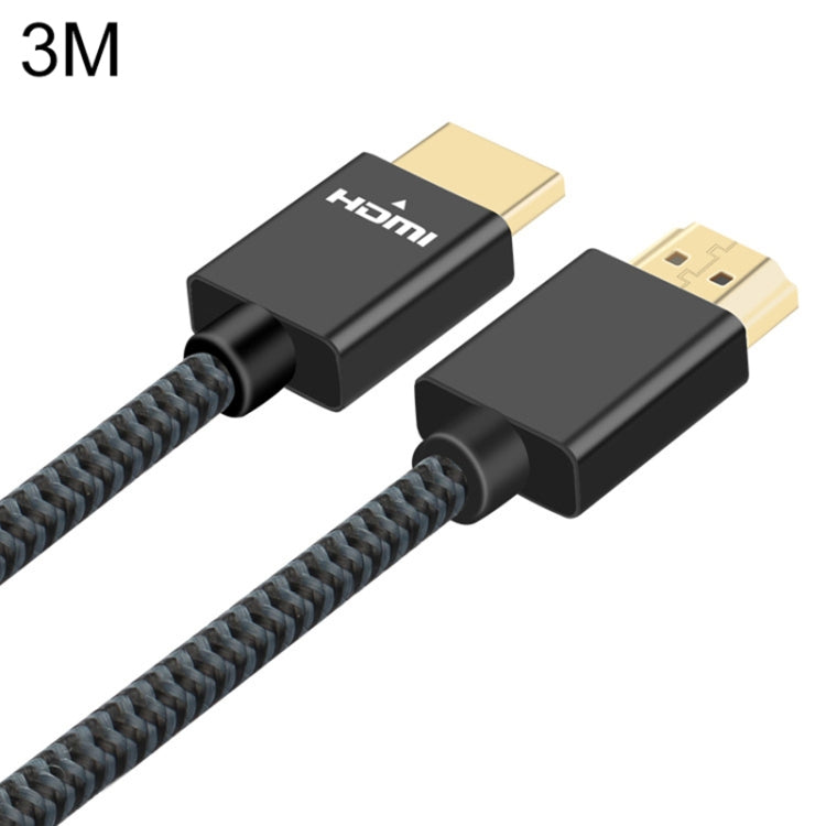 ULT-unite Gold-plated Head HDMI 2.0 Male to Male Nylon Braided Cable, Cable Length: 3m(Black) - Cable by ult-unite | Online Shopping South Africa | PMC Jewellery | Buy Now Pay Later Mobicred