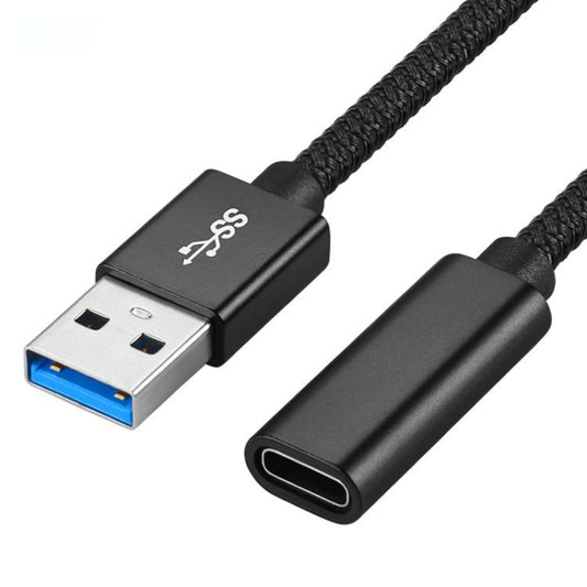 USB 3.0 Male to USB-C / Type-C Female Extension Cable - USB 3.0 by PMC Jewellery | Online Shopping South Africa | PMC Jewellery | Buy Now Pay Later Mobicred