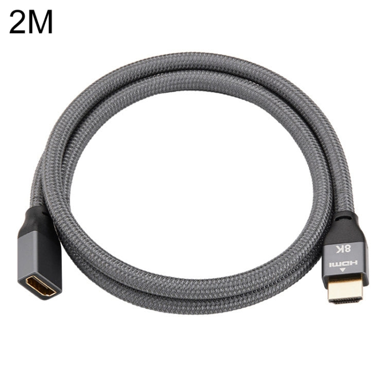 HDMI 8K 60Hz Male to Female Cable Support 3D Video, Cable Length: 2m - Cable by PMC Jewellery | Online Shopping South Africa | PMC Jewellery | Buy Now Pay Later Mobicred