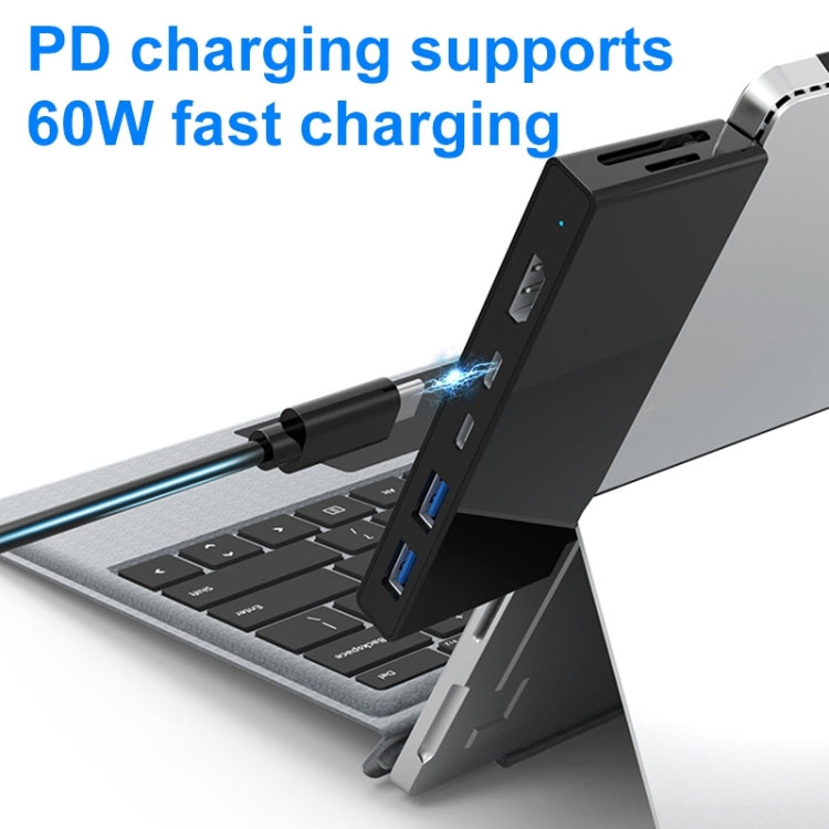 Rocketek SH867 USB 3.0 x 3 + Type-C x 2 HUB Adapter - free shipping - PMC Jewellery - Order now!