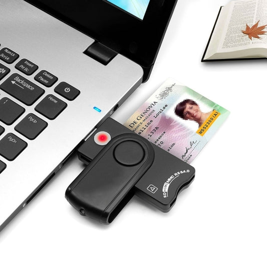 Rocketek SCR10 USB2.0 Smart Card / SD / TF / M2 / MS / SIM Card Reader -  by ROCKETEK | Online Shopping South Africa | PMC Jewellery | Buy Now Pay Later Mobicred