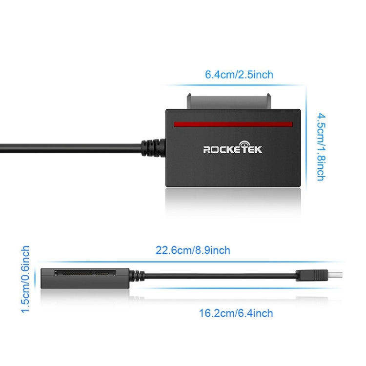 Rocketek RT-CFST1 USB3.0 to SATA / CF Card Reader -  by ROCKETEK | Online Shopping South Africa | PMC Jewellery | Buy Now Pay Later Mobicred