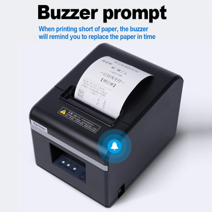 Xprinter N160II USB+Bluetooth Interface 80mm 160mm/s Automatic Thermal Receipt Printer, EU Plug - Printer by Xprinter | Online Shopping South Africa | PMC Jewellery | Buy Now Pay Later Mobicred