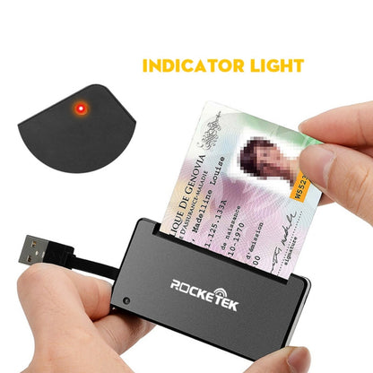 ROCKETEK SCR3 CAC ID SIM Chip Smart Card Reader -  by ROCKETEK | Online Shopping South Africa | PMC Jewellery | Buy Now Pay Later Mobicred