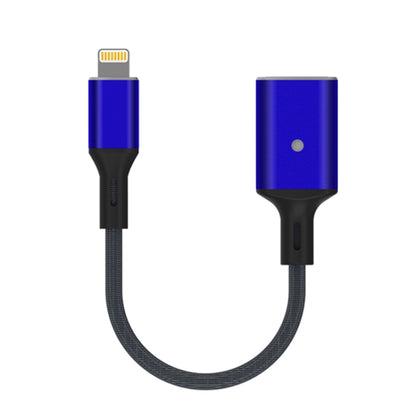 8 Pin to USB OTG Adapter Cable, Suitable for Systems Above IOS 13 (Blue) - Converter & Adapter by PMC Jewellery | Online Shopping South Africa | PMC Jewellery | Buy Now Pay Later Mobicred