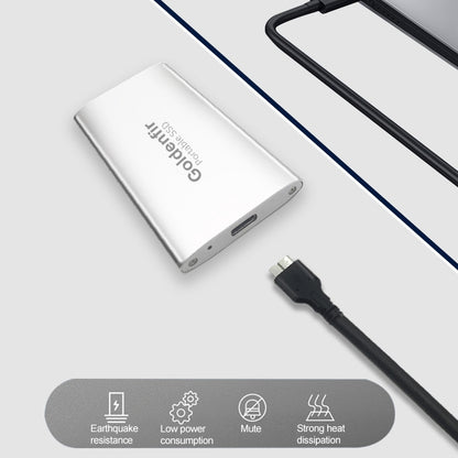 Goldenfir NGFF to Micro USB 3.0 Portable Solid State Drive, Capacity: 60GB(Silver) - External Solid State Drives by Goldenfir | Online Shopping South Africa | PMC Jewellery | Buy Now Pay Later Mobicred