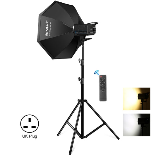 PULUZ 120W Photo Studio Strobe Flash Light Kit with Softbox Reflector & Tripod(UK Plug) - Shoe Mount Flashes by PULUZ | Online Shopping South Africa | PMC Jewellery | Buy Now Pay Later Mobicred