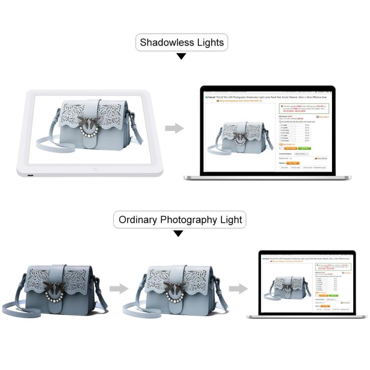 PULUZ 30cm Folding Ring Light Photo Lighting Studio Shooting Tent Box with Shadowless Light Panel -  by PULUZ | Online Shopping South Africa | PMC TechLife | Buy Now Pay Later Mobicred