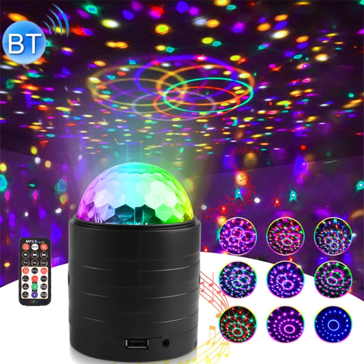 USB Bluetooth Crystal Magic Ball Stage Light with Remote Control (Black) - Stage Lighting by PMc TechLife | Online Shopping South Africa | PMc TechLife | Buy Now Pay Later Mobicred