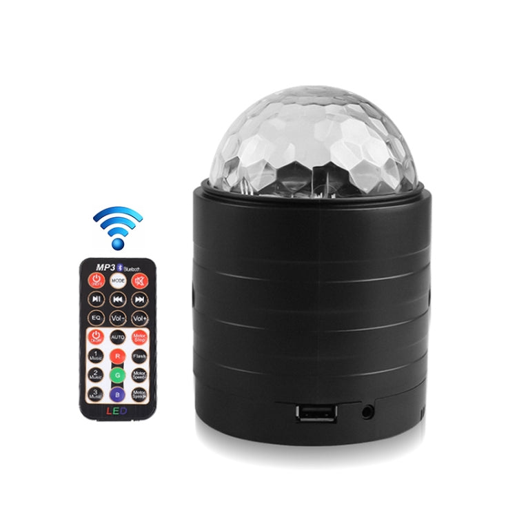 USB Bluetooth Crystal Magic Ball Stage Light with Remote Control (Black) - Stage Lighting by PMc TechLife | Online Shopping South Africa | PMc TechLife | Buy Now Pay Later Mobicred