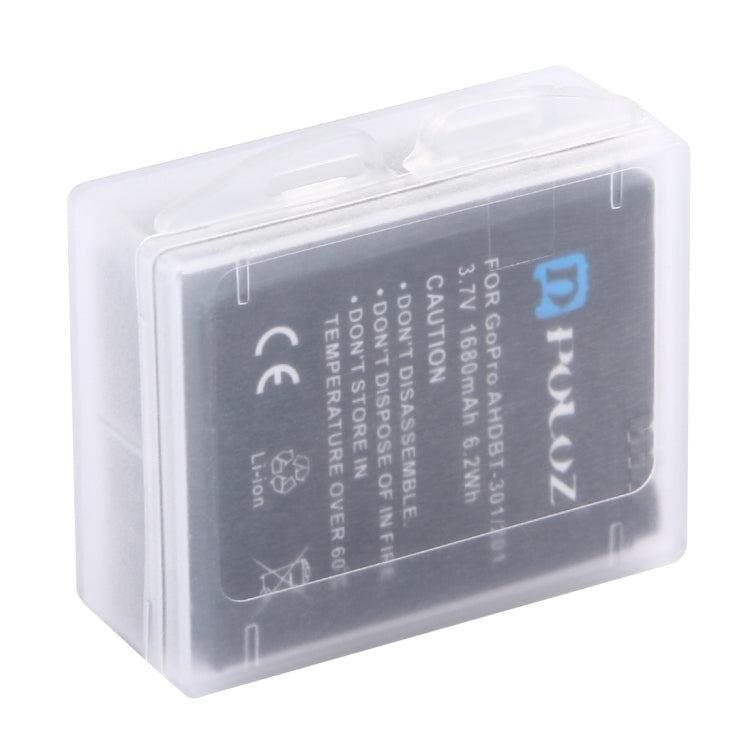 PULUZ Hard Plastic Transparent Battery Storage Box (for GoPro HERO8 Black /7 /6 /5 Battery) -  by PMC Jewellery | Online Shopping South Africa | PMC Jewellery | Buy Now Pay Later Mobicred