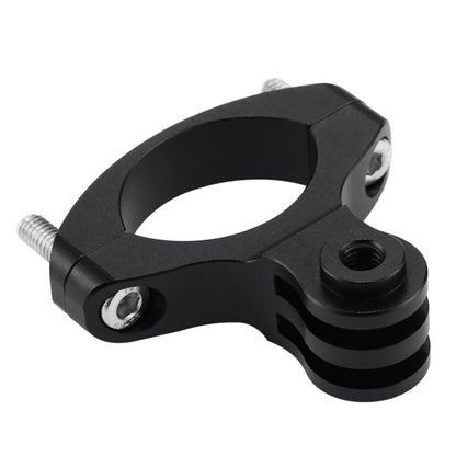 PULUZ Bike Handlebar Adapter Aluminum Mount for GoPro Hero12 Black / Hero11 /10 /9 /8 /7 /6 /5, Insta360 Ace / Ace Pro, DJI Osmo Action 4 and Other Action Cameras(Black) - Bicycle Handlebar Mount by PULUZ | Online Shopping South Africa | PMC Jewellery | Buy Now Pay Later Mobicred