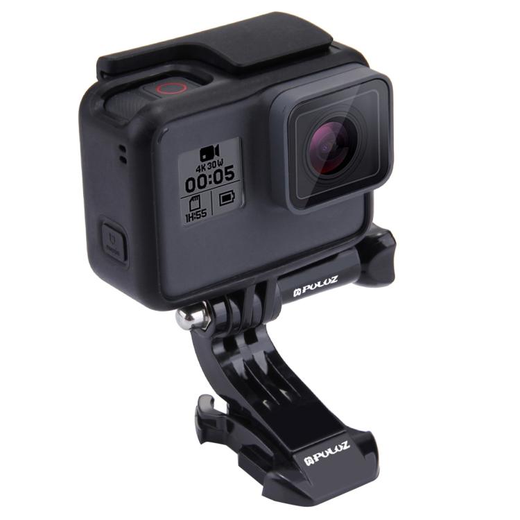 2 PCS PULUZ Black Vertical Surface J-Hook Buckle Mount Set for PULUZ Action Sports Cameras Jaws Flex Clamp Mount for GoPro, Insta360, DJI and Other Action Cameras(Black) - Connection Mount by PULUZ | Online Shopping South Africa | PMC TechLife | Buy Now Pay Later Mobicred