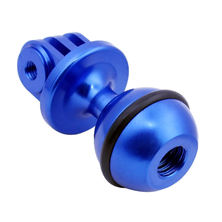 PULUZ  CNC Aluminum Ball Head Adapter Mount for GoPro Hero12 Black / Hero11 /10 /9 /8 /7 /6 /5, Insta360 Ace / Ace Pro, DJI Osmo Action 4 and Other Action Cameras, Diameter: 2.5cm(Blue) - Connection Mount by PULUZ | Online Shopping South Africa | PMC Jewellery | Buy Now Pay Later Mobicred