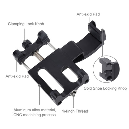 PULUZ Multifunction Aluminum Alloy Smartphone Fixing Clamp Expansion Holder Mount Bracket for DJI OSMO Pocket / Pocket 2 - Mount & Holder by PULUZ | Online Shopping South Africa | PMC Jewellery | Buy Now Pay Later Mobicred